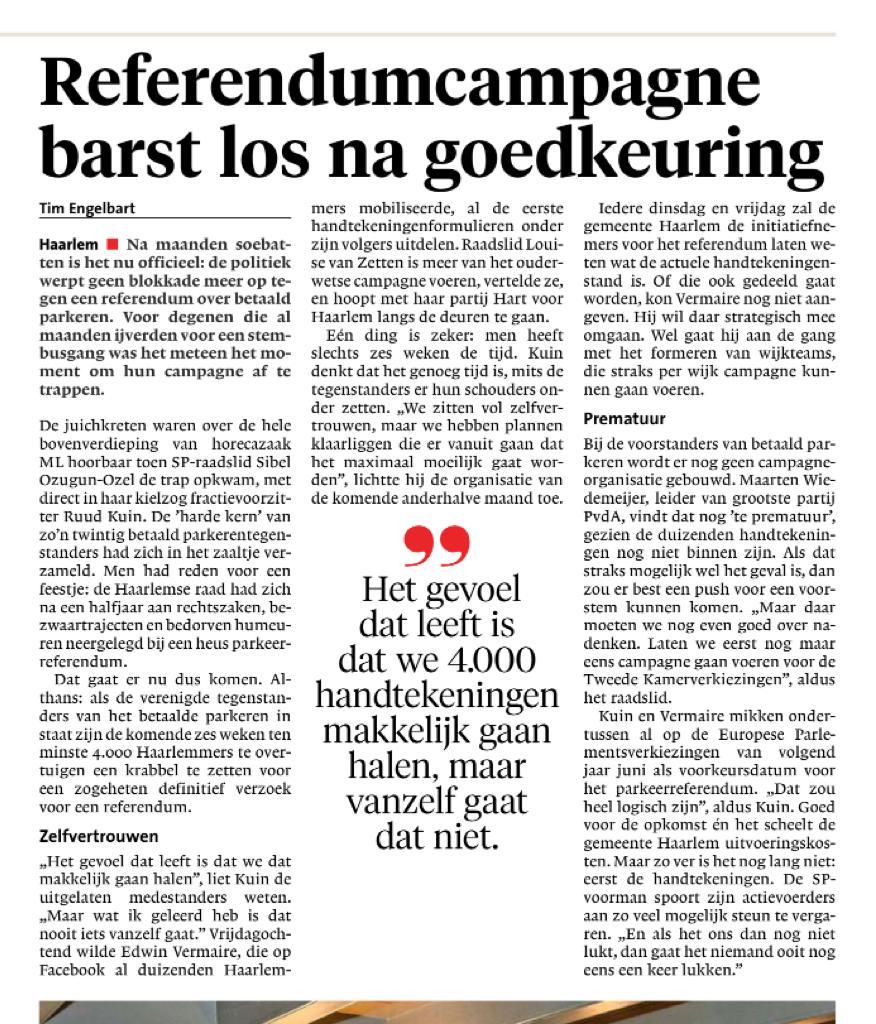 Haarlens Dagblad - 29 sep 2023